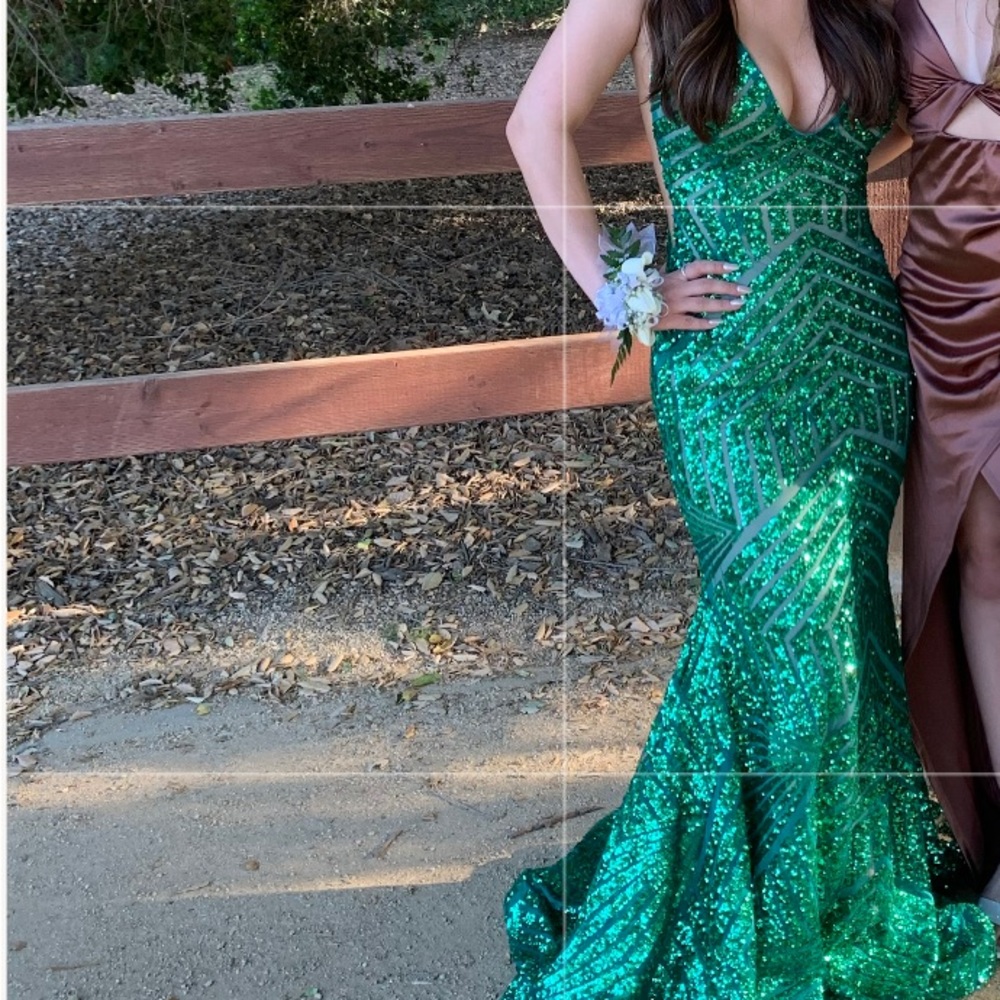 COPY - Green Jovani prom dress formal